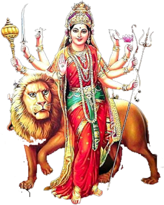 Navratri Editing Durga Maa Editing Picsart Lover New - Maa Durga Image Hd Png (1600x900), Png Download