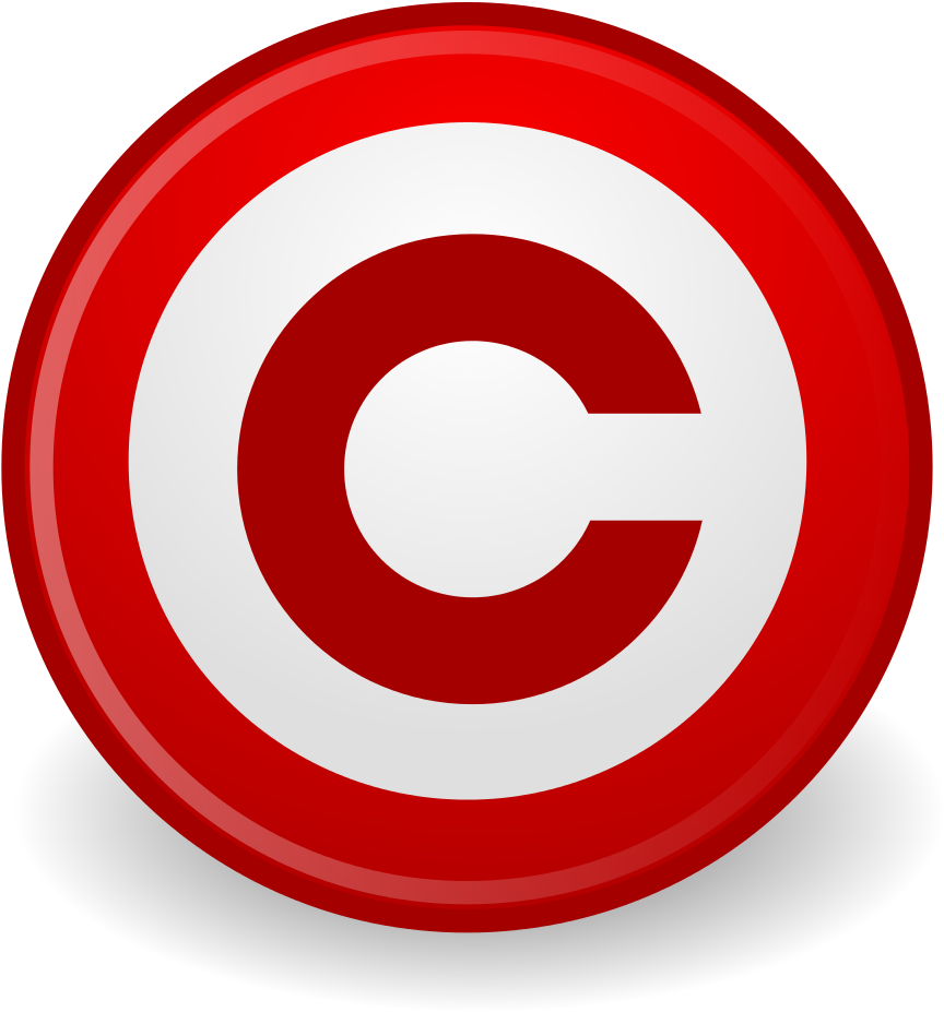 Notcommons Emblem Copyrighted - Copyright Symbol (1024x1024), Png Download