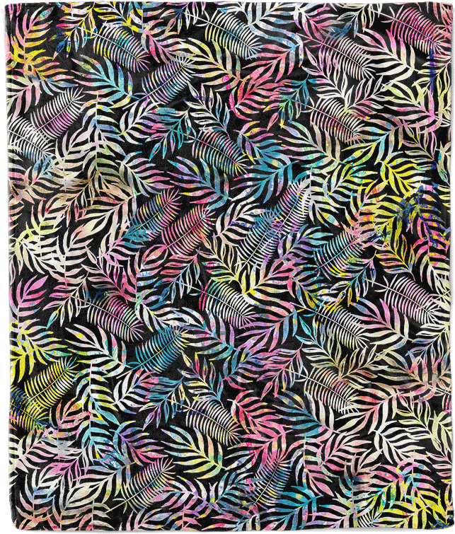Rainbow Jungle Blanket - Pattern (960x960), Png Download