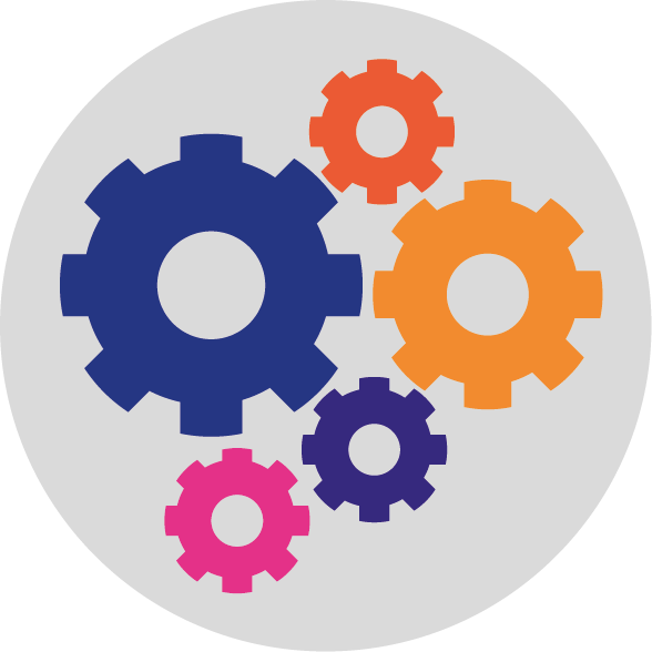 Icona1 Architecture-gears - Technical Architecture Icon (588x588), Png Download