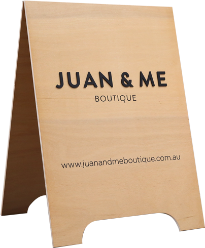 Wooden A-frame Sign Sydney - Wood A Frame Sign Png (705x493), Png Download
