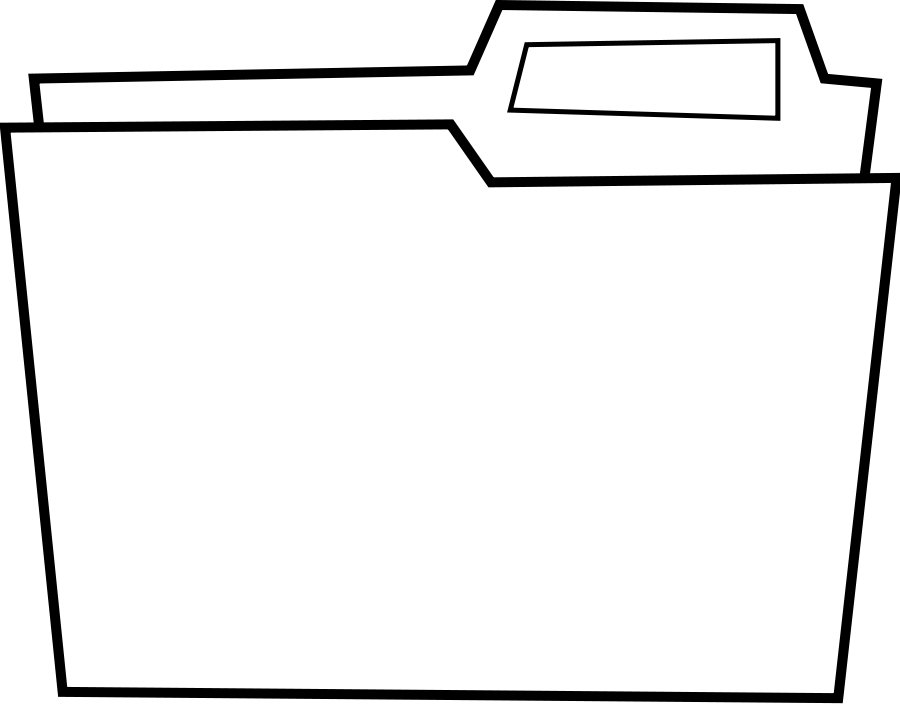 Folder Clipart (900x704), Png Download