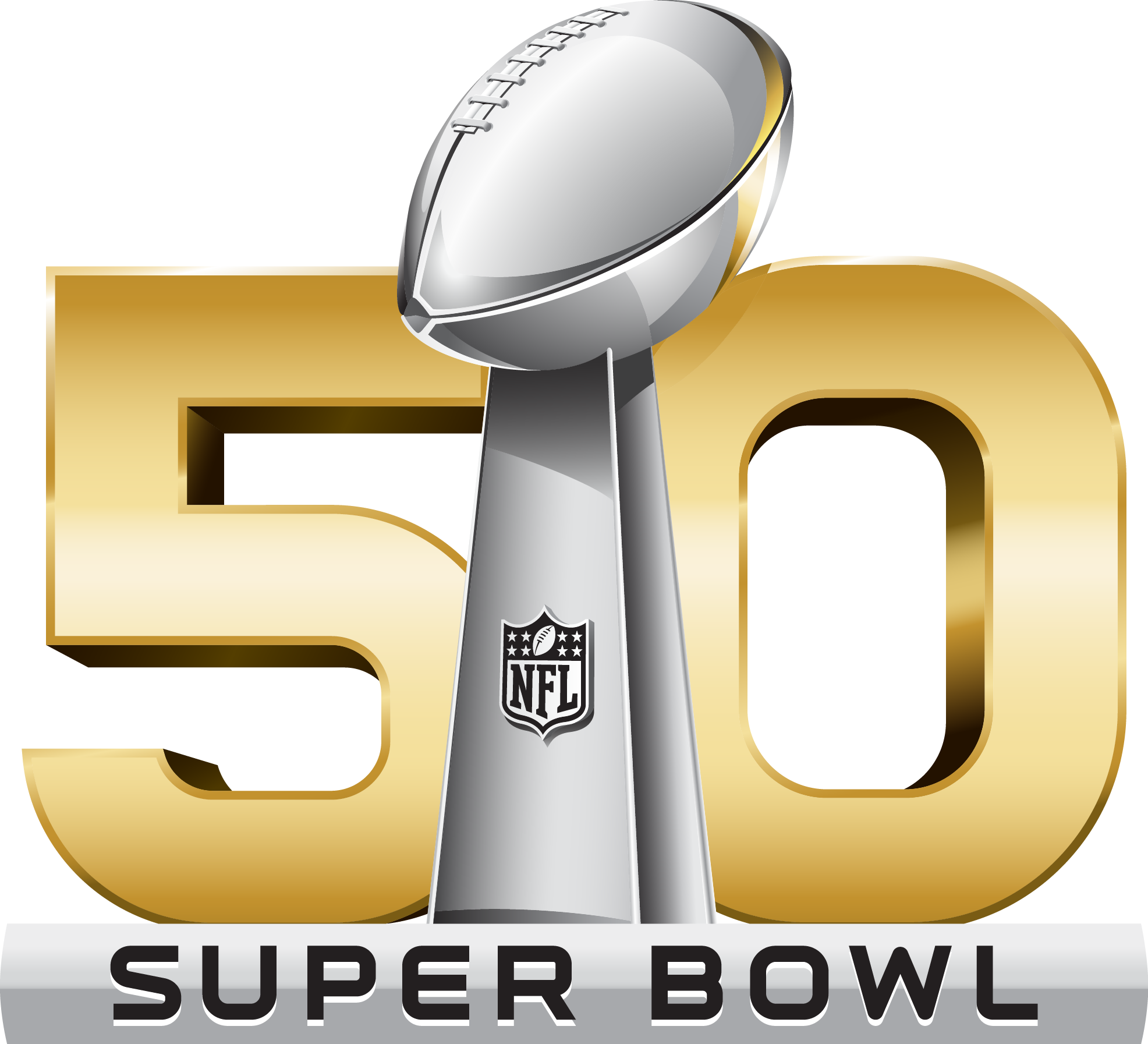 Super Bowl Ratings Up Or Down Sports - Super Bowl Logo 2016 (1972x1793), Png Download