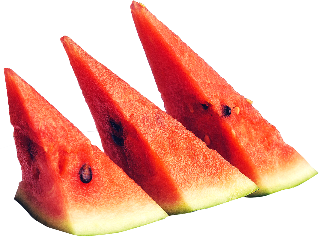 Download Sliced Ripe Watermelon Png Image - Watermelon (500x384), Png Download