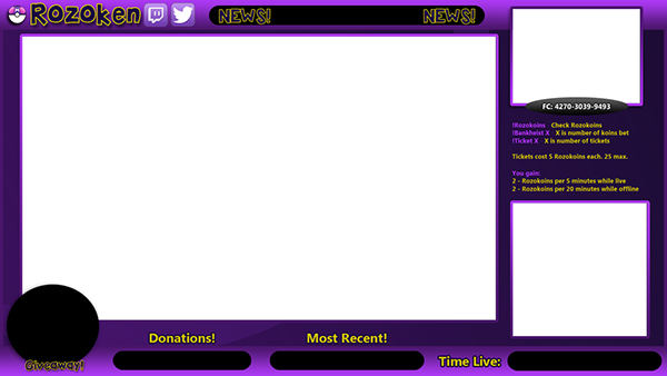 Twitch Overlays (600x338), Png Download