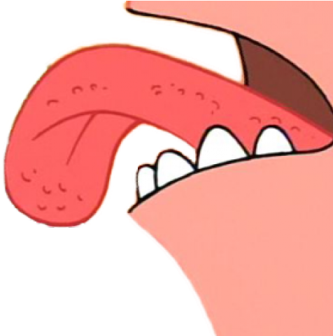 Kawaii Png - Patrick Star Licking (640x480), Png Download