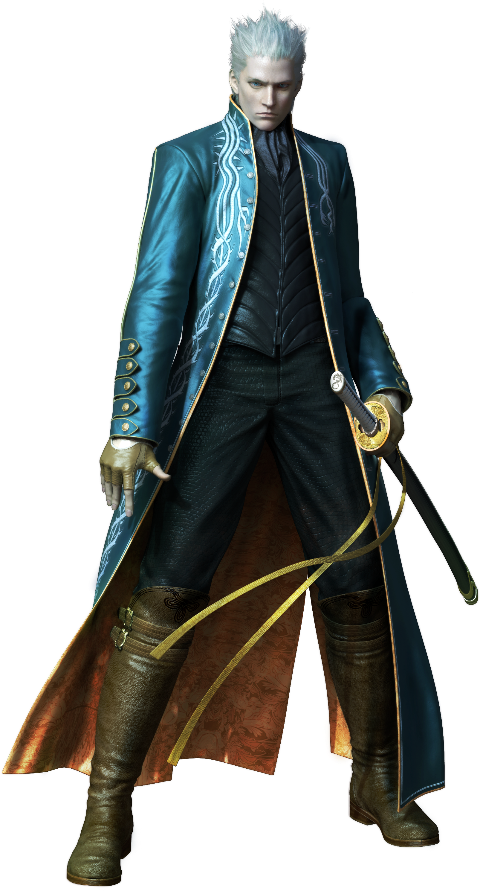 Vergil Devil May Cry Png Image (1800x3000), Png Download