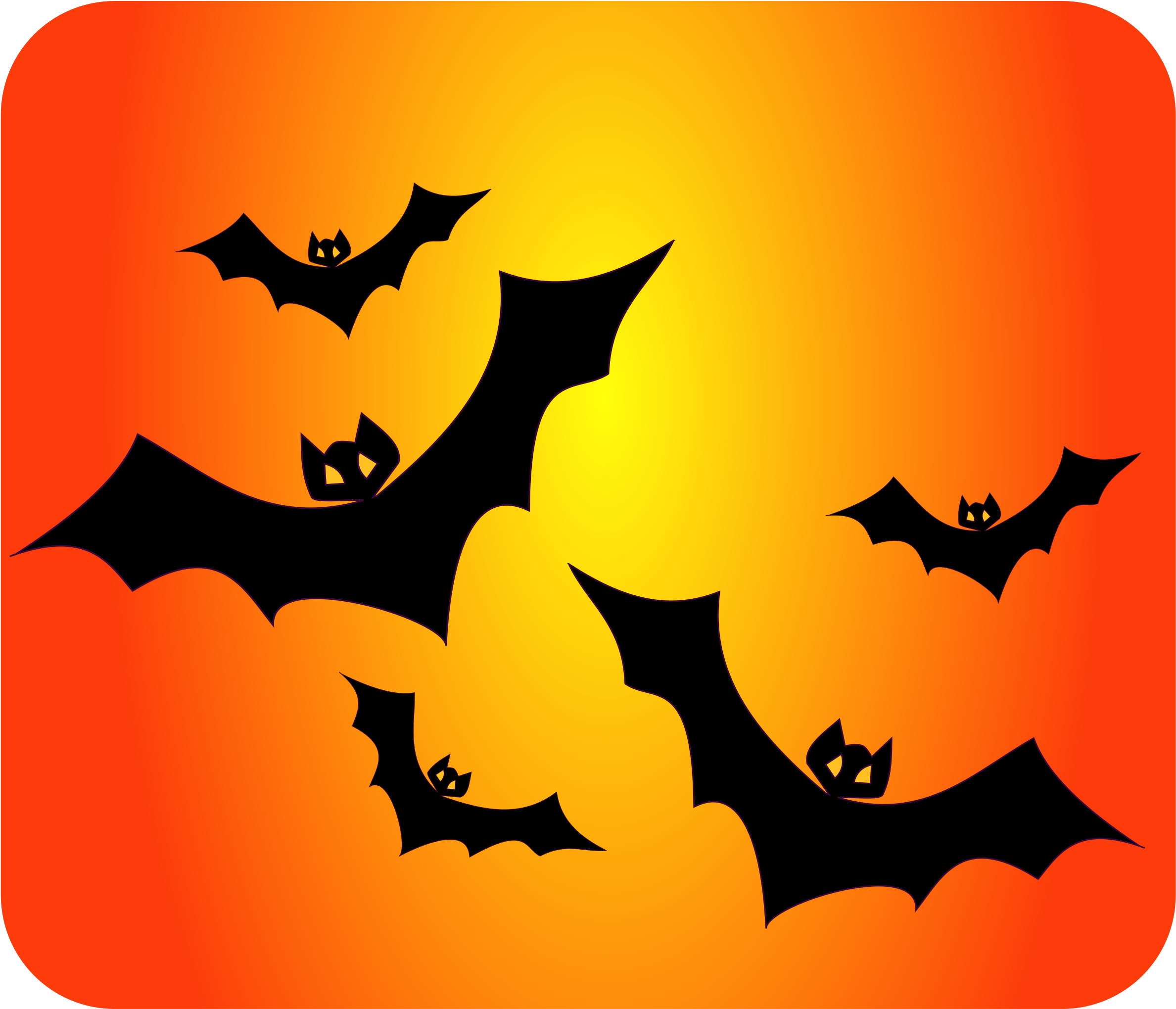 Bats Png (2400x2073), Png Download