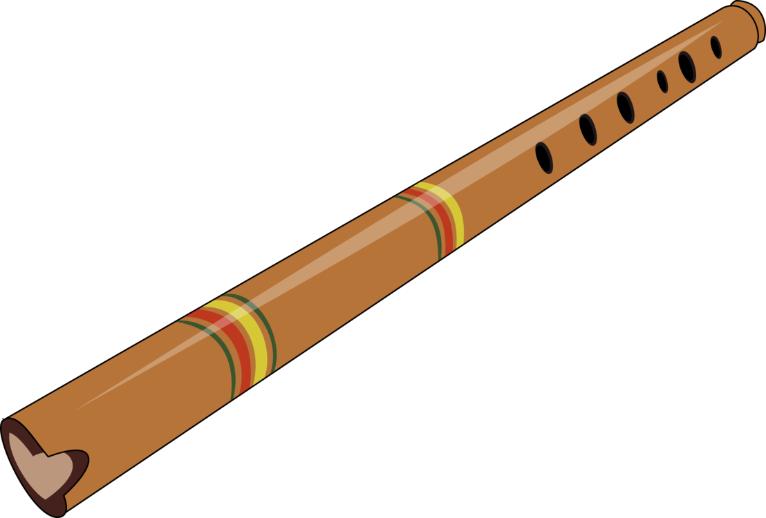 Flute Bamboo Musical Instruments Download - Flute Clipart (1108x750), Png Download