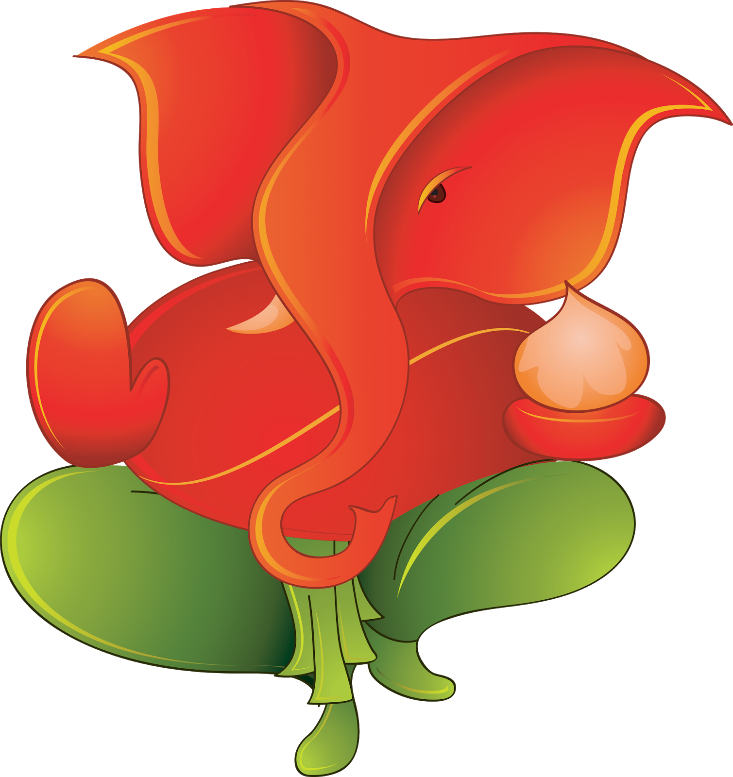 Lord Ganesha High Quality Png - Gadesh Png (1509x1600), Png Download