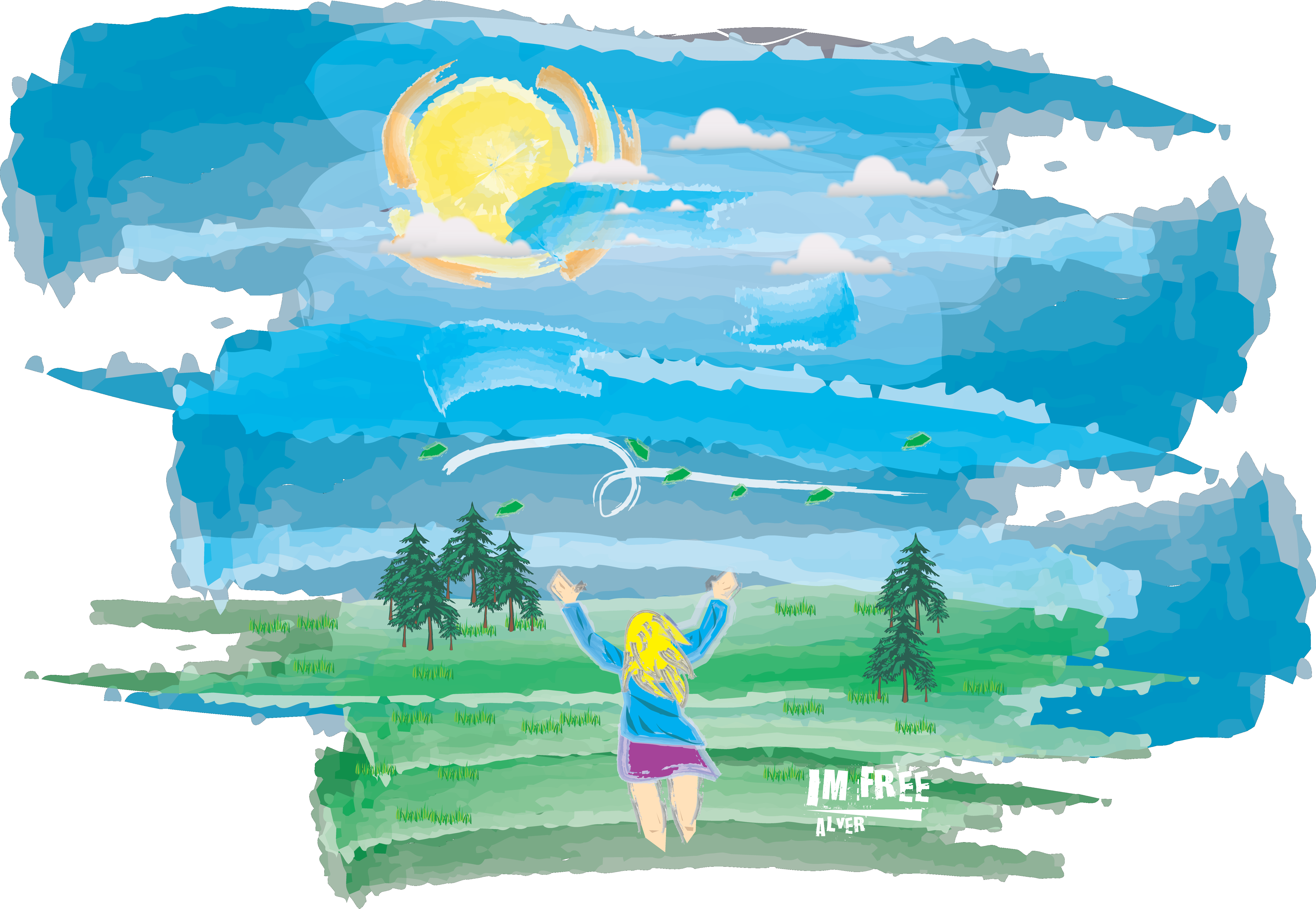 Im Free - Visual Arts (6039x4174), Png Download