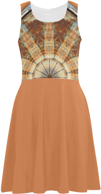Rust-mandala 006 02, Colors Of Rust, Rusty Atalanta - Day Dress (500x500), Png Download