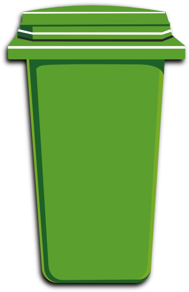 Transparent Pictures Free Icons - Trash Bin Clipart (372x595), Png Download