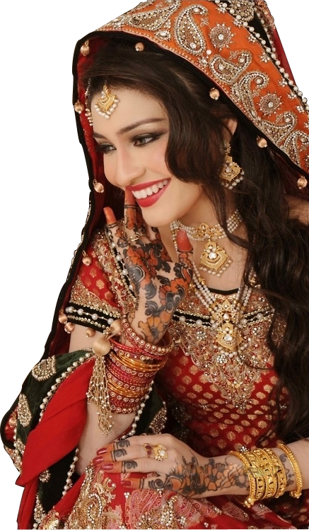 Indian Mythology - Mehwish Hayat In Bridal (437x750), Png Download