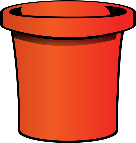 Simple Bucket Clip Art At Clker - Bucket Clip Art (600x588), Png Download