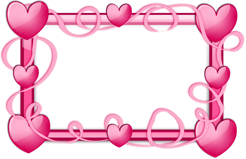 1 - Heart Borders And Frames (742x480), Png Download