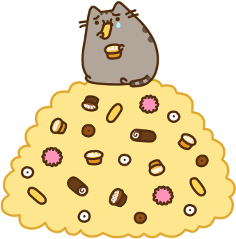 Pusheen Png Part - Cute Nyan Cat Pusheen (450x450), Png Download