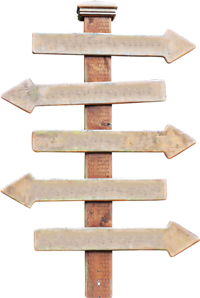 Blank Wood Road Sign (686x1000), Png Download