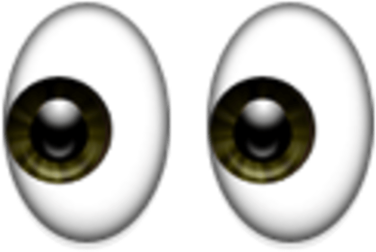 We Were Reading A Little Bit About Reds First-round - Zoom Eyes Emoji (800x800), Png Download