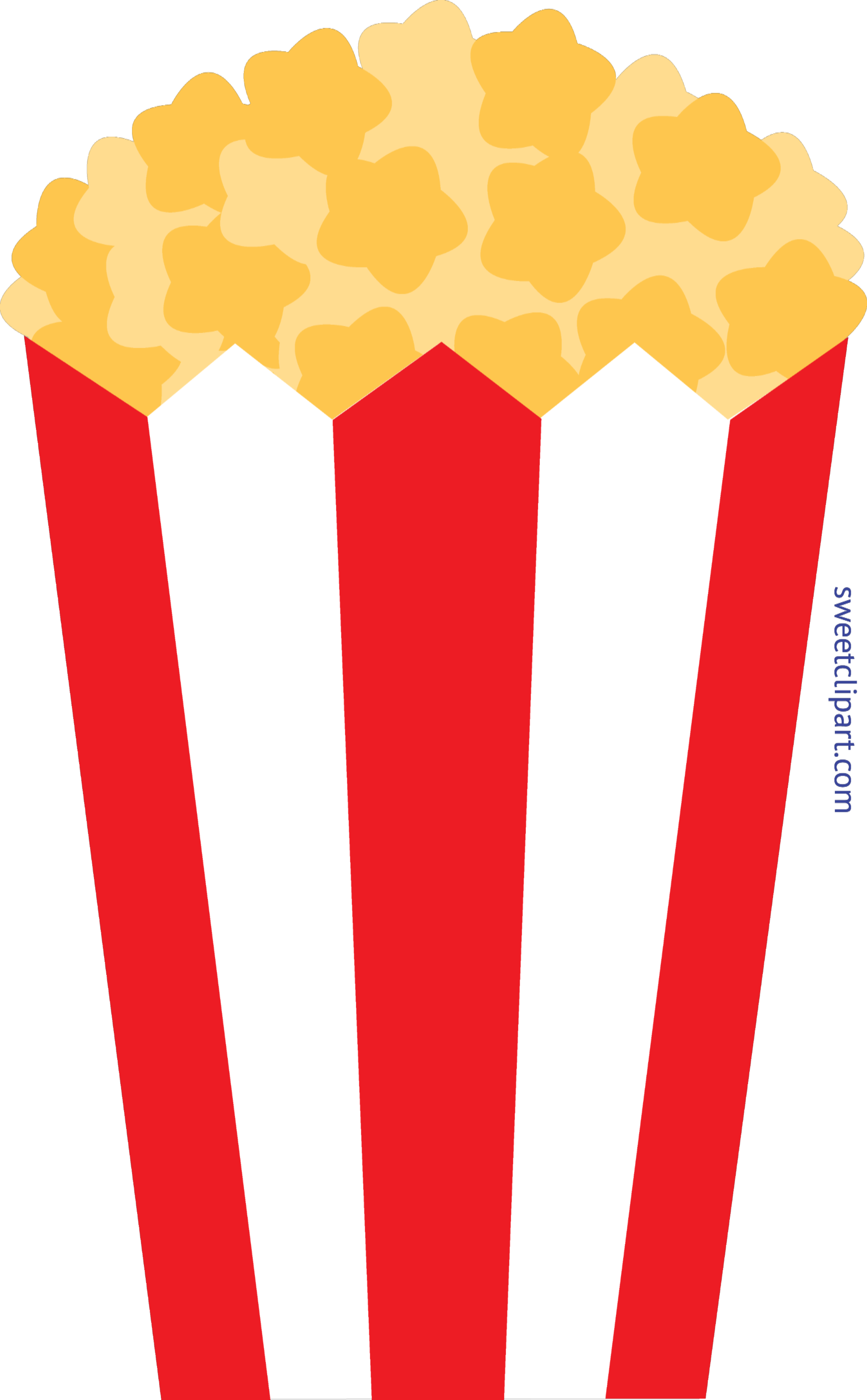 Popcorn Clip Art (3575x5770), Png Download