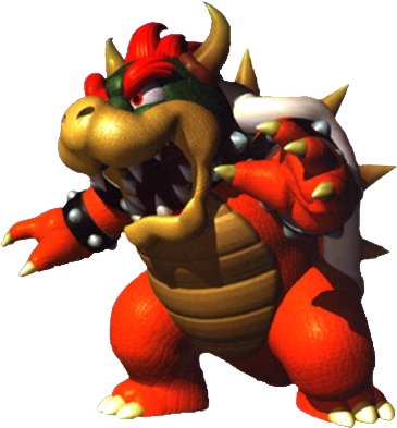 04super Mario 64 Bowser - Super Mario 64 Bowser (404x406), Png Download