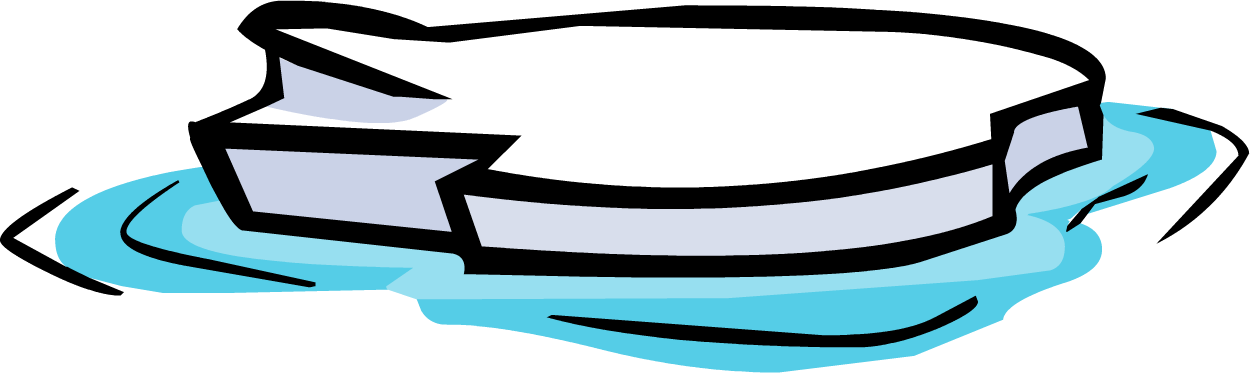 Iceberg Seen From Psa Island Monitoring Camera - Iceberg Png (1250x373), Png Download