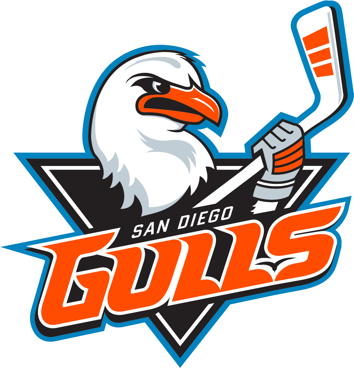 Gulls Logo - San Diego Gulls (500x500), Png Download