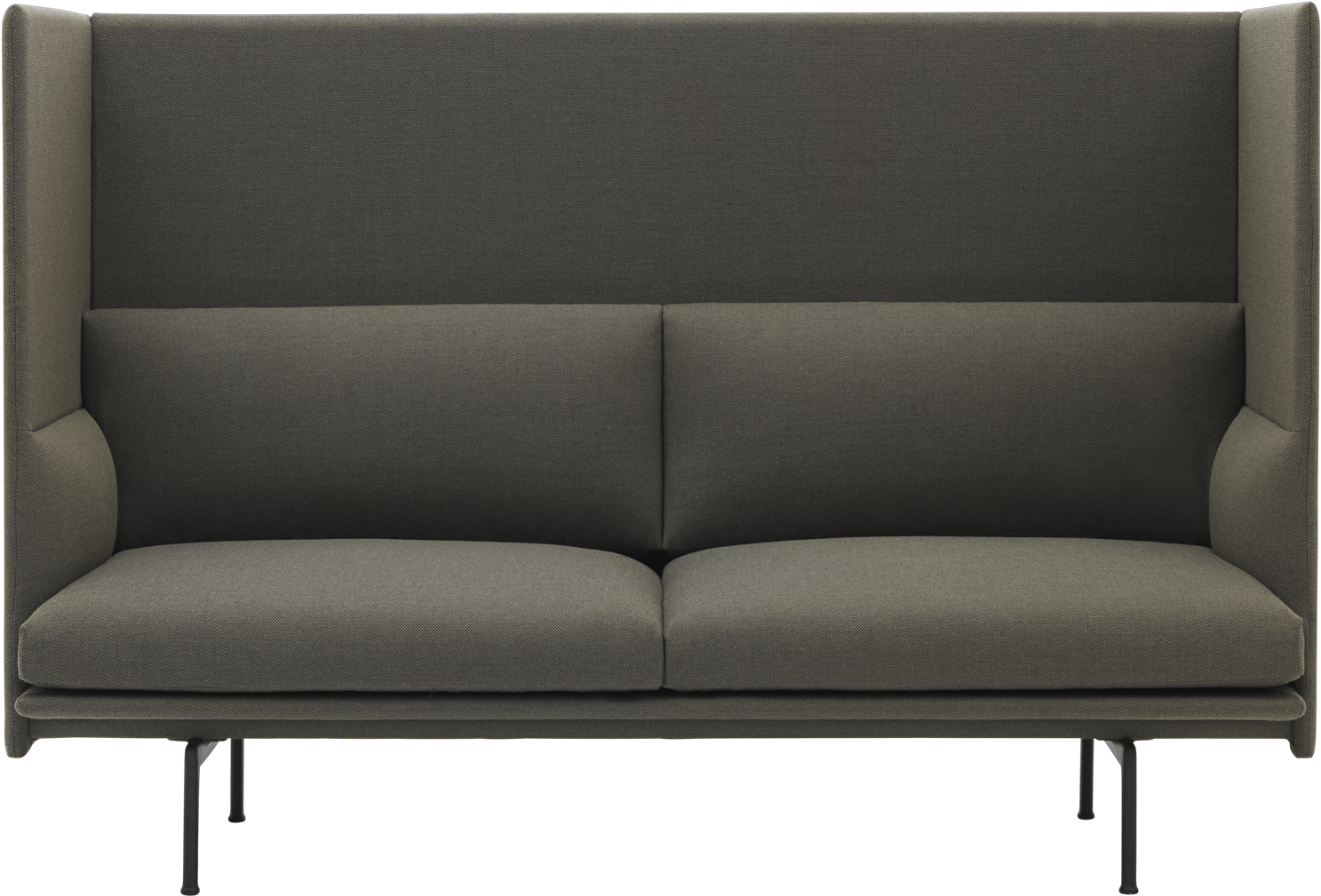 Download Outline Highback Sofa Muuto Outline High Back Sofa Full Size Png Image Pngkit