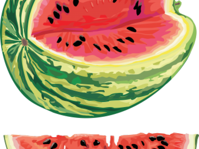 Watermelon Png Transparent Images - Watermelon Slice Transparent Illustration (640x480), Png Download