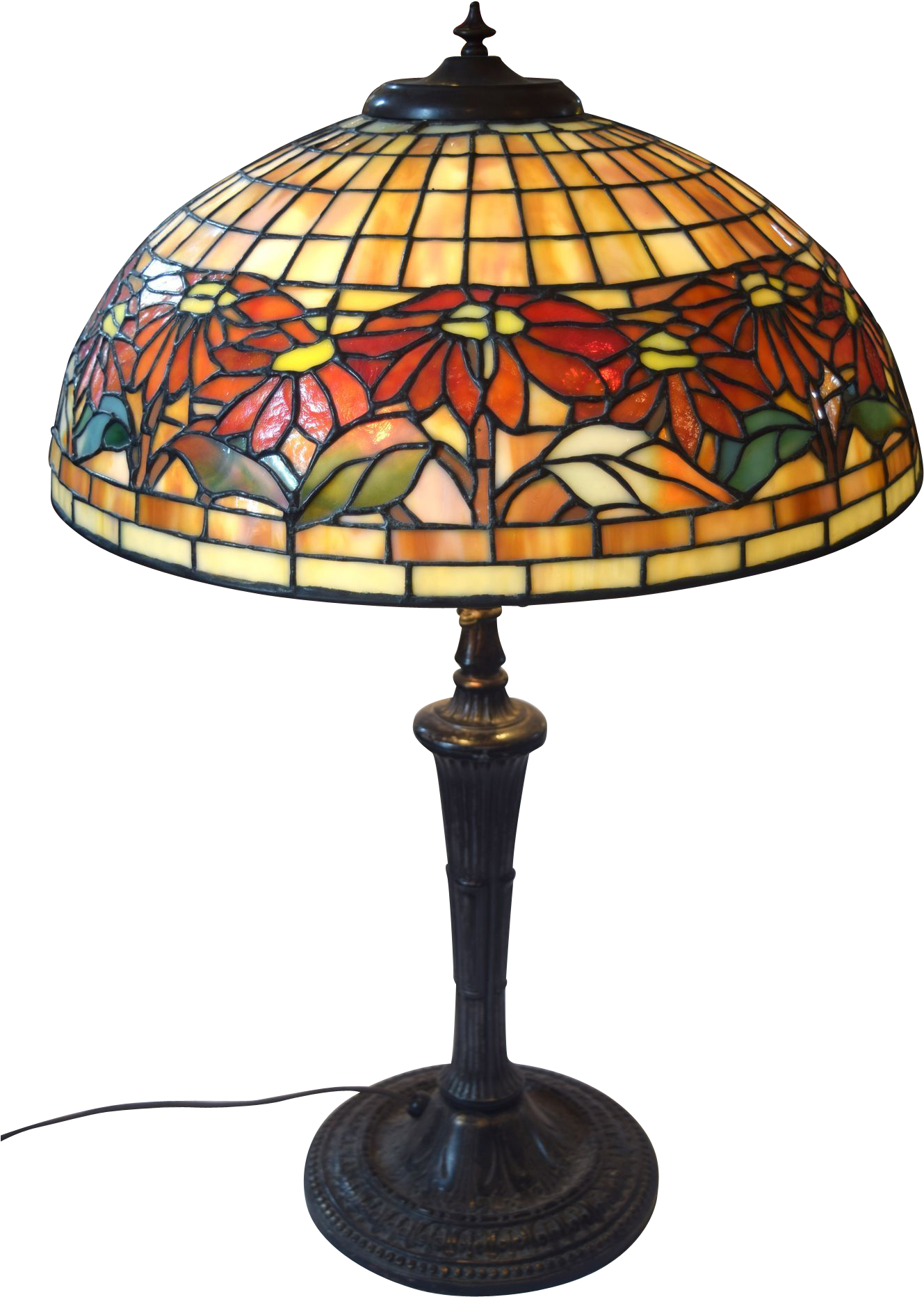 Antique Table Lamp Ca - Glass (1864x1864), Png Download