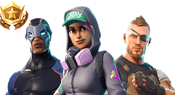 Fortnite Players Spend $300 Million A Month On 'free' - Fortnite Season 4 Characters Png (573x322), Png Download