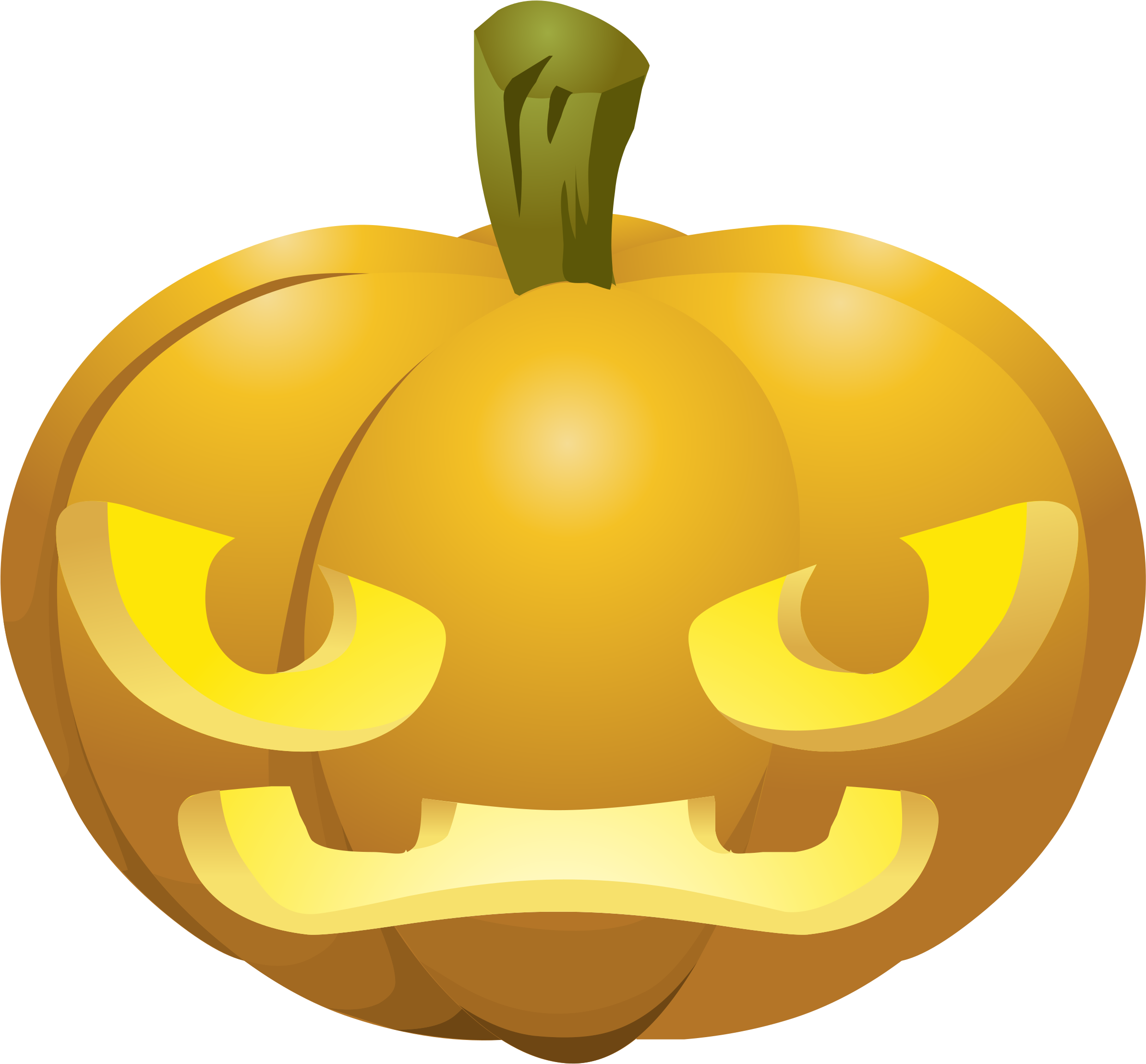 Pumpkin (600x557), Png Download