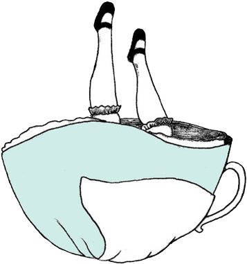 Image About Tea In Happy Time By Samantha On We Heart - Alice In Wonderland Png (500x500), Png Download