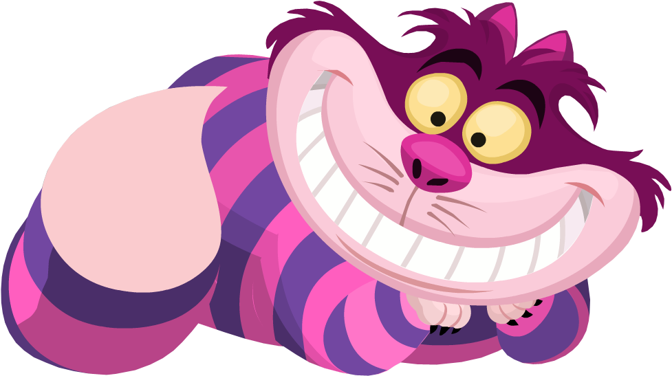 Cheshire Cat Transparent Images Png - Alice In Wonderland Transparent Background (976x546), Png Download