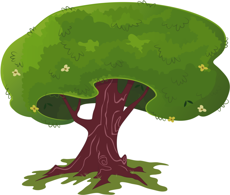 Tree By Yanoda On Deviantart Vector Stock - My Little Pony Tree (900x768), Png Download