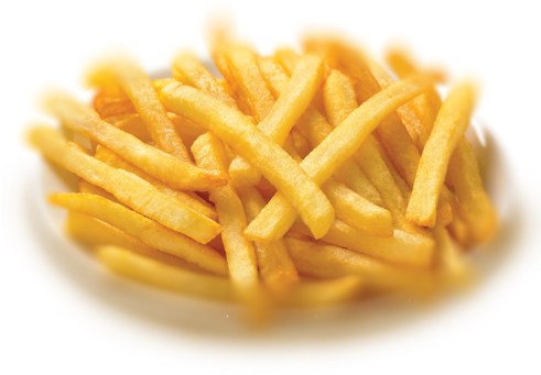 French Fries Texas Chicken (490x390), Png Download