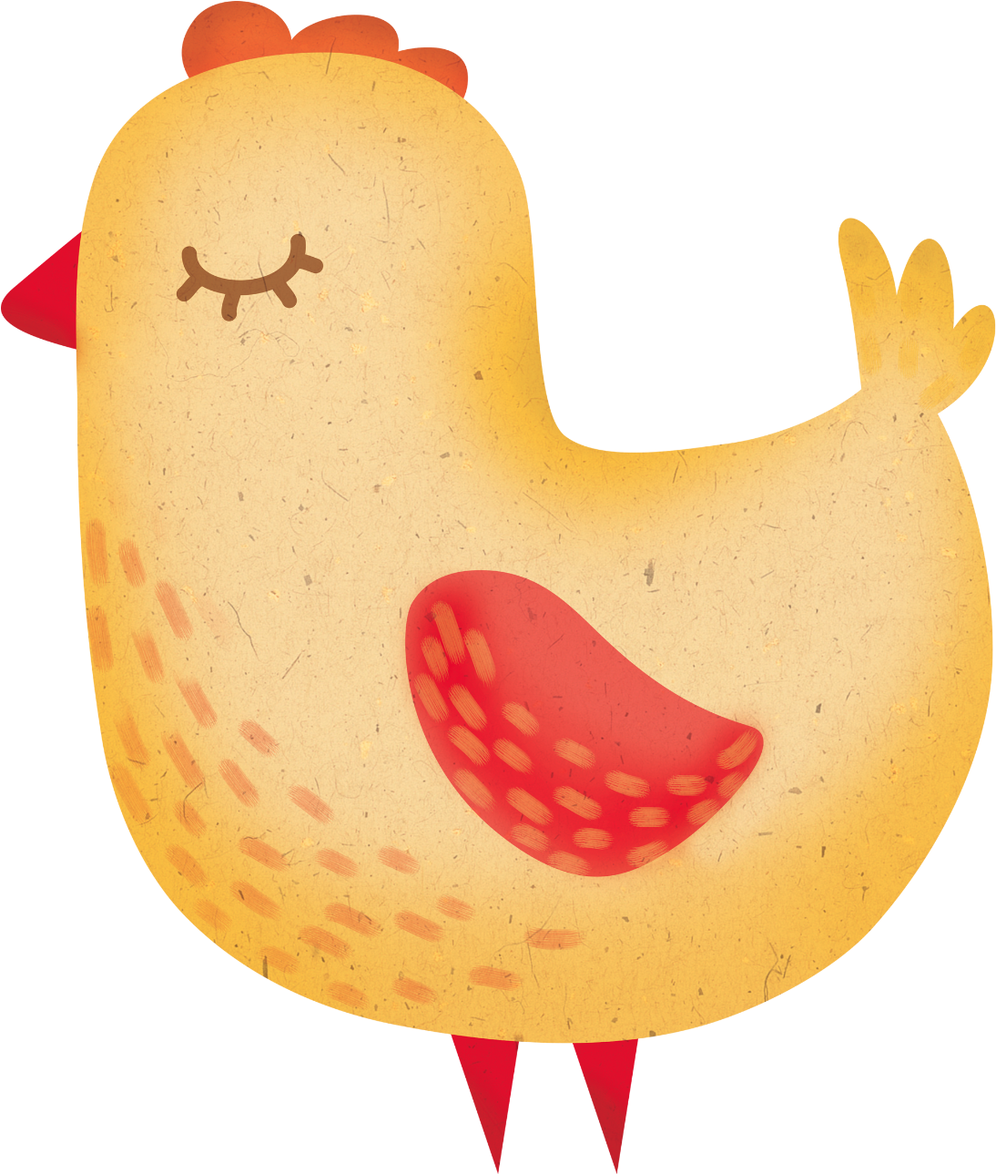 Chicken Family - Rooster (2000x2828), Png Download