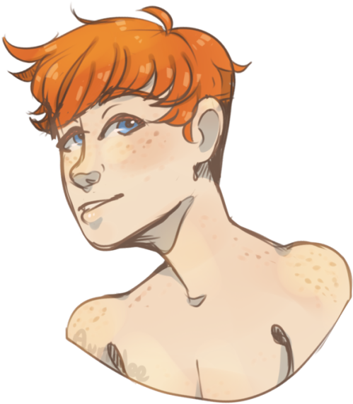 Freckles - Drawing (540x630), Png Download