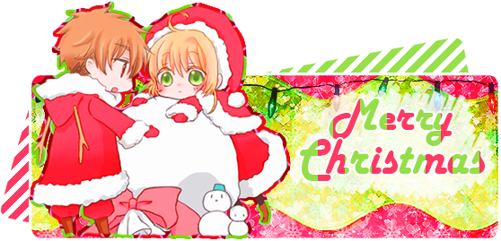 Merry Christmas By Ren-love - Cartoon (600x300), Png Download