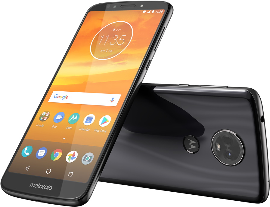 After The Launch Of The Moto G6 And G6 Play, Motorola - Motorola Moto E5 Plus Grey (962x768), Png Download
