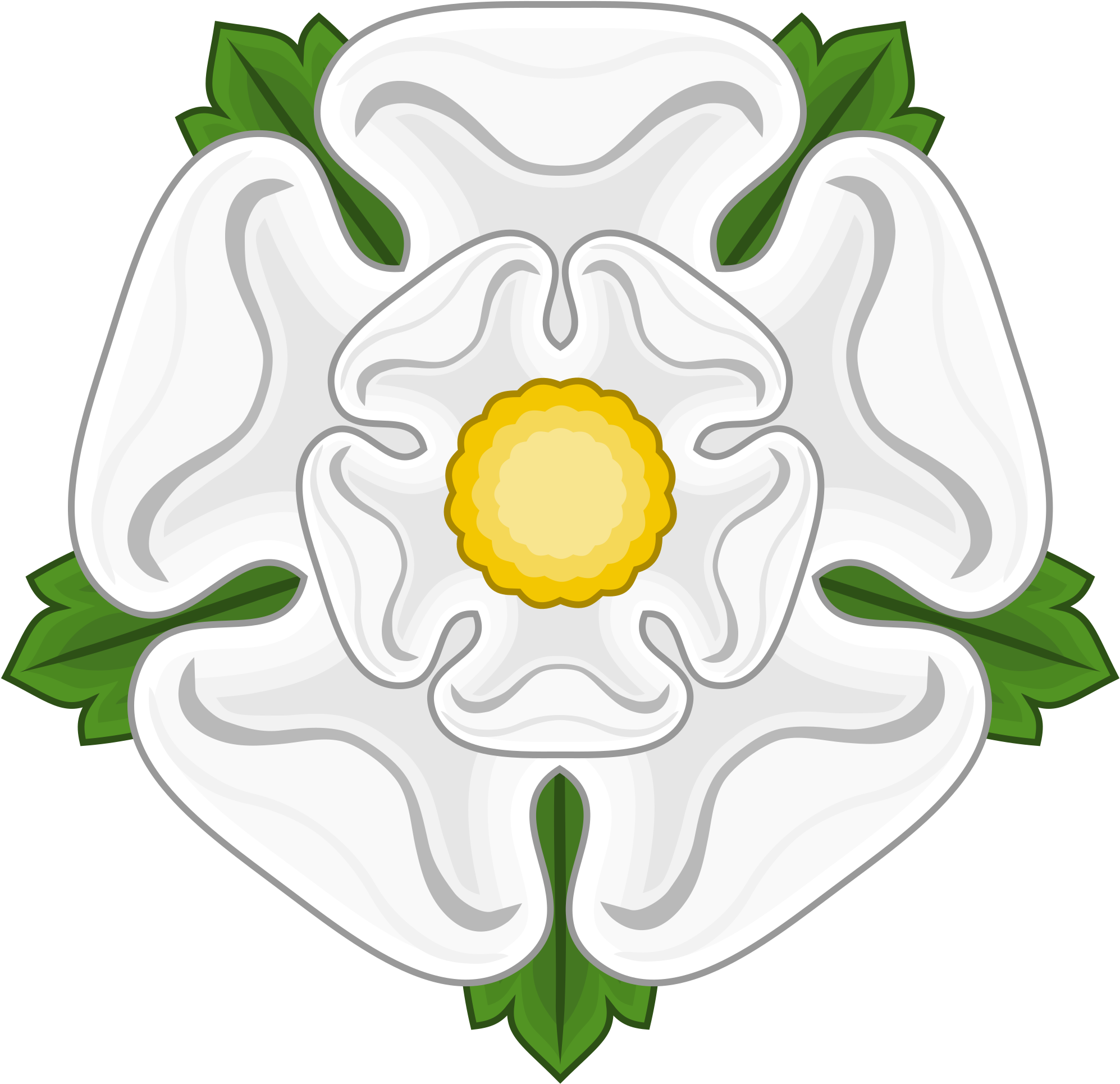 White Rose Of York (2000x2000), Png Download