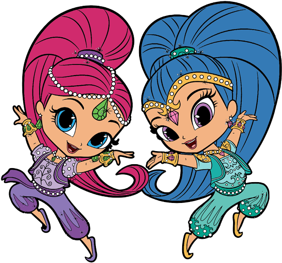 Shine Shimmer, Shine - Shimmer And Shine Svg (588x544), Png Download