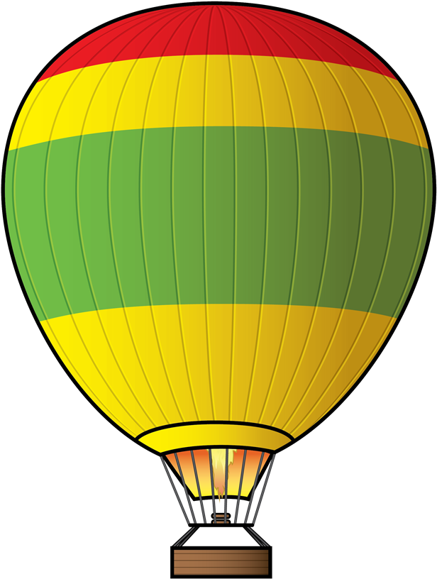 Balloon Clipart Hot Air Balloon - Clip Art (687x928), Png Download