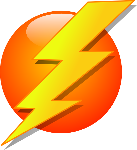 Energy Png Image - Lightning Clip Art (546x595), Png Download