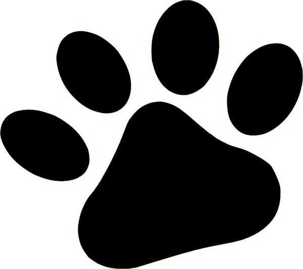 Dog Paw Clipart - Dog (600x533), Png Download