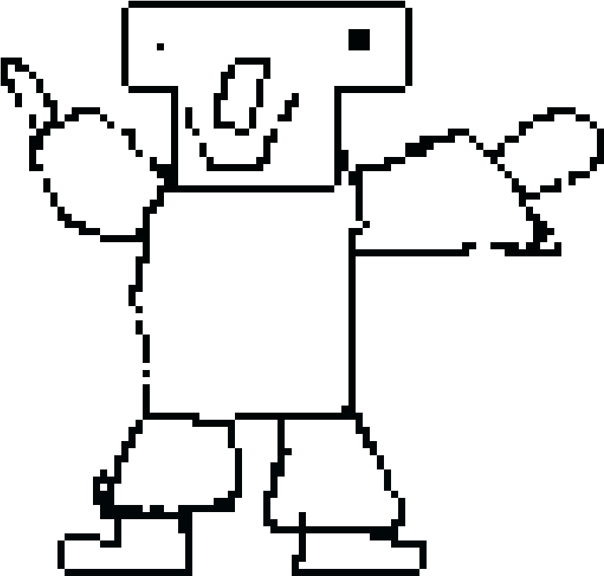 Squidward - Pixel Art (1380x860), Png Download
