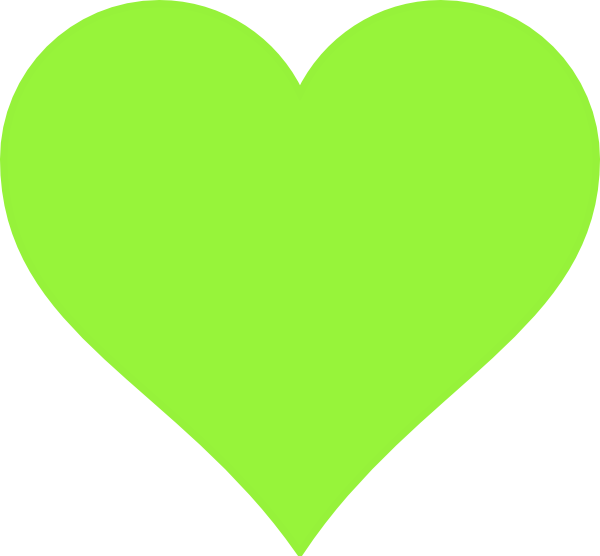 How To Set Use Lemon Lime Heart Clipart (600x556), Png Download