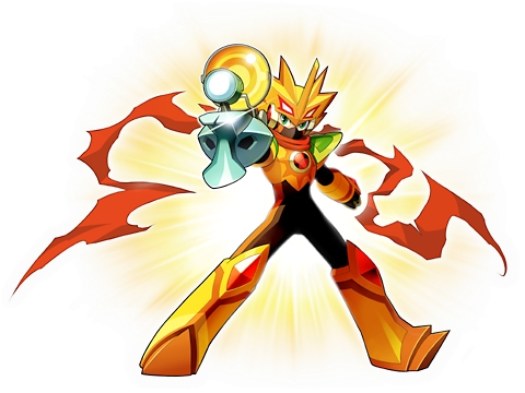 Sol Cross Megaman Battle Network Boktai - Megaman Sol Cross (480x360), Png Download