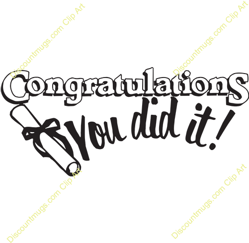 Congratulations You Did It Graduation - Graduation Congratulations You Did (501x489), Png Download