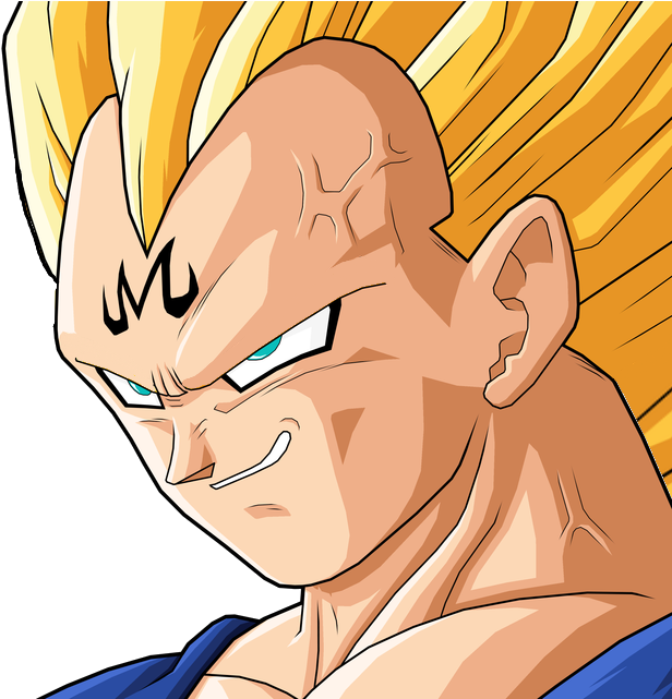 Ssj3 Majin Vegeta - Majin Vegeta (1024x640), Png Download